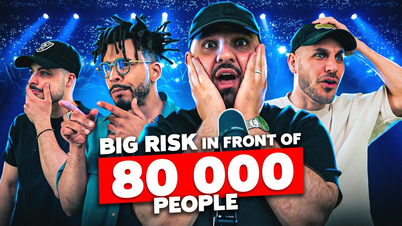 WHY DID WE DO THAT !? 😱 (Big challenge in front of 80000 people)