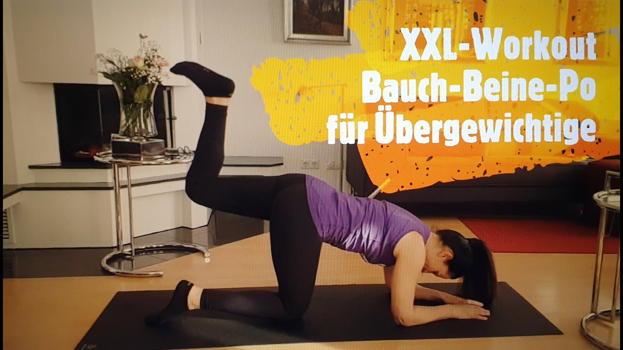 XXL-Workout - Bauch-Beine-Po für Übergewichtige - ohne Geräte, ohne Springen, gelenkschonend