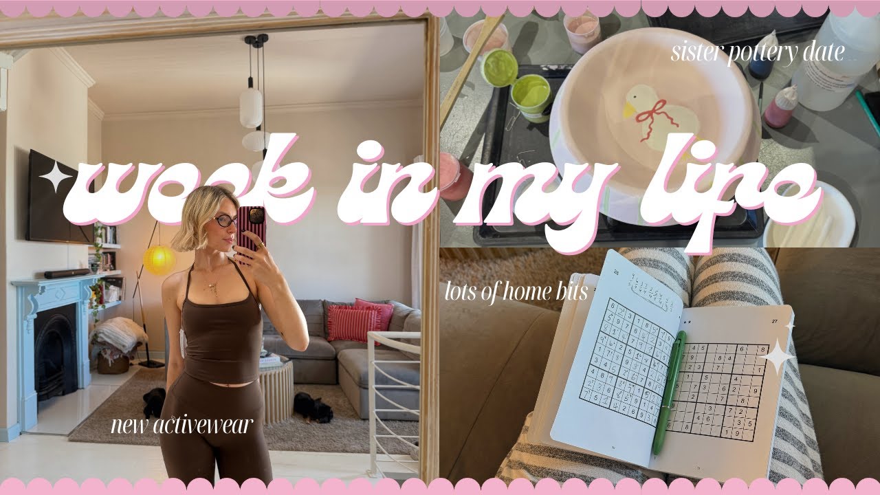 week in my life🧚🏼‍♀️🏡💌 renovation updates, pottery painting date, lots of yapping