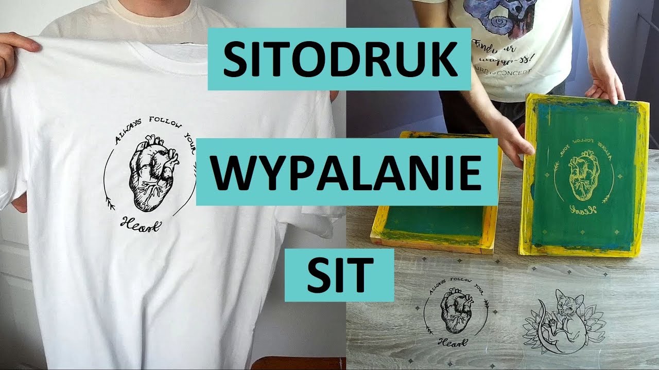 Sitodruk 02 Naświetlanie sit / Screen printing 02 Burning screens / Turdus Concept