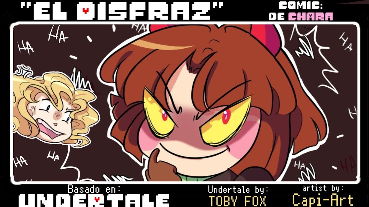 EL DISFRAZ🤔✨️ [Comic Undertale] // Capi Art