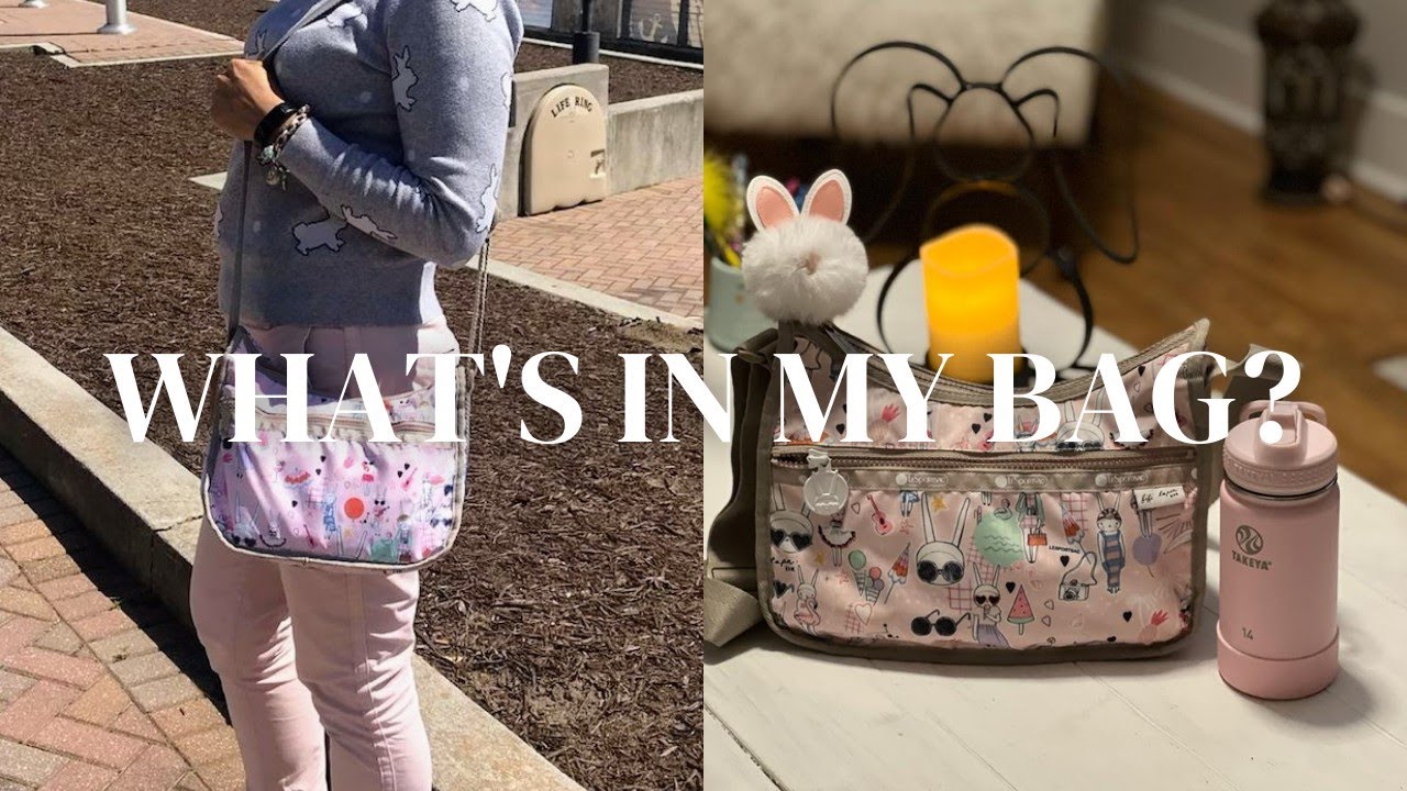 What's in my spring bag? Lesportsac Classic Hobo 🐰💖🐇🌸