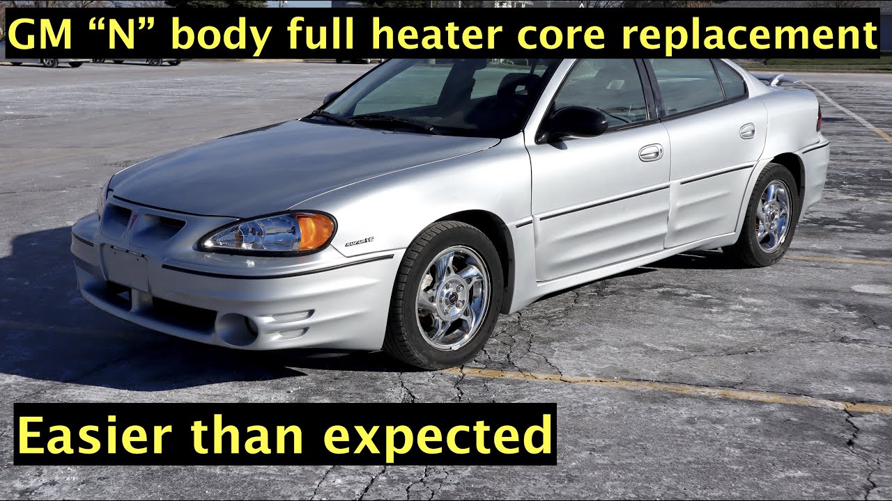 How to replace a heater core on a Pontiac Grand Am and similar models