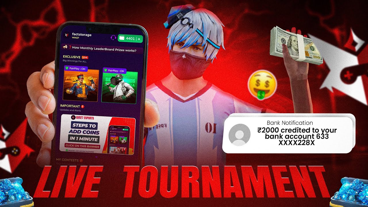 🔥 Win ₹50/Kill in Free Fire LIVE Tournaments 🎮💰 | Giveaways & More 🎁 | 🔥#Trending #FFIndia