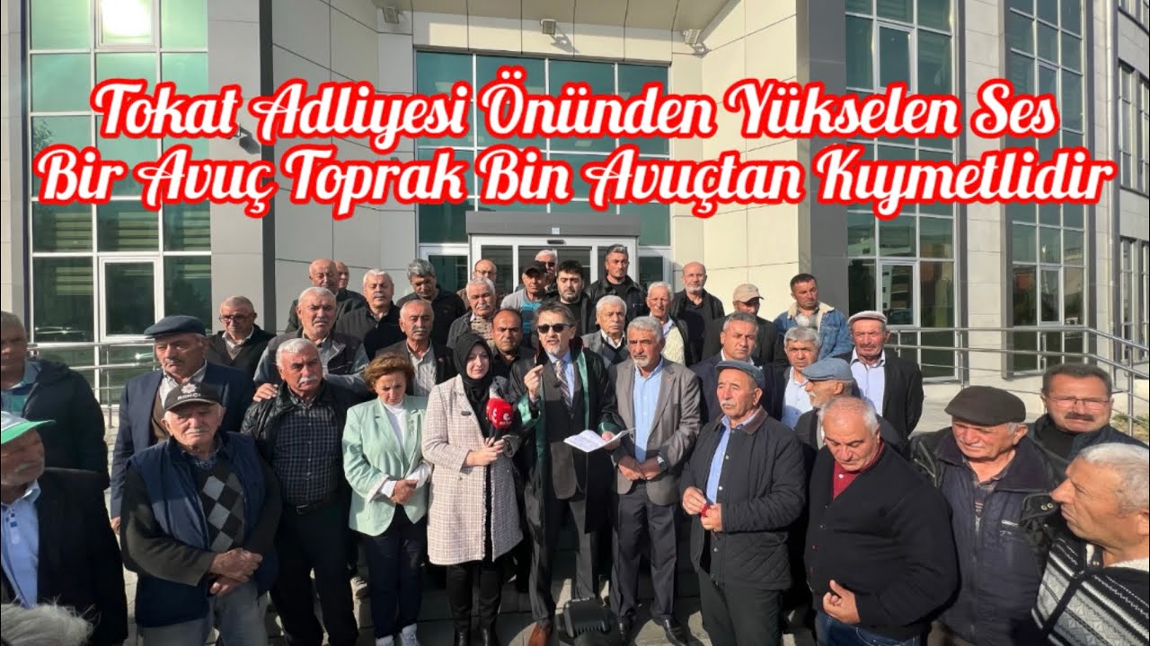 Tokat Adliyesi Önünde Yükselen Ses Bir Avuç Toprak Bin Avuç Altından Kıymetlidir #tahsinbakır #dinar