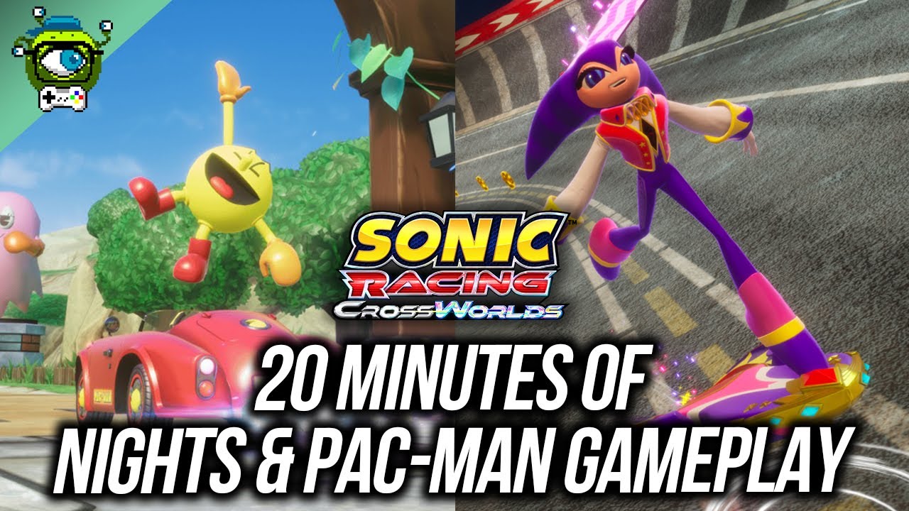 Sonic Racing: Crossworlds | 20 Minutes of NiGHTS & Pac-Man DLC PS5 Gameplay - No Commentary