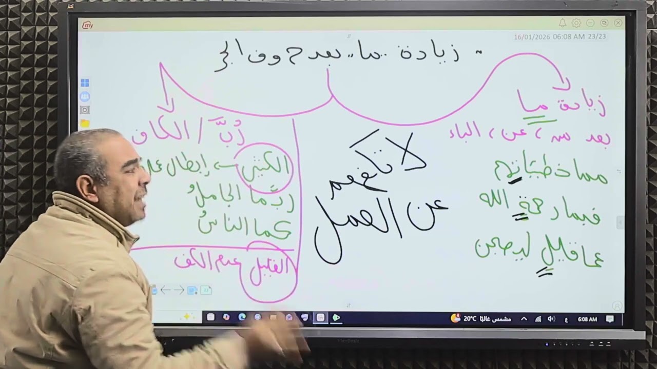 ما يُستعمل اسمًا من حروف الجر | ببساطة.   نحو ثانية ثانوي أزهري