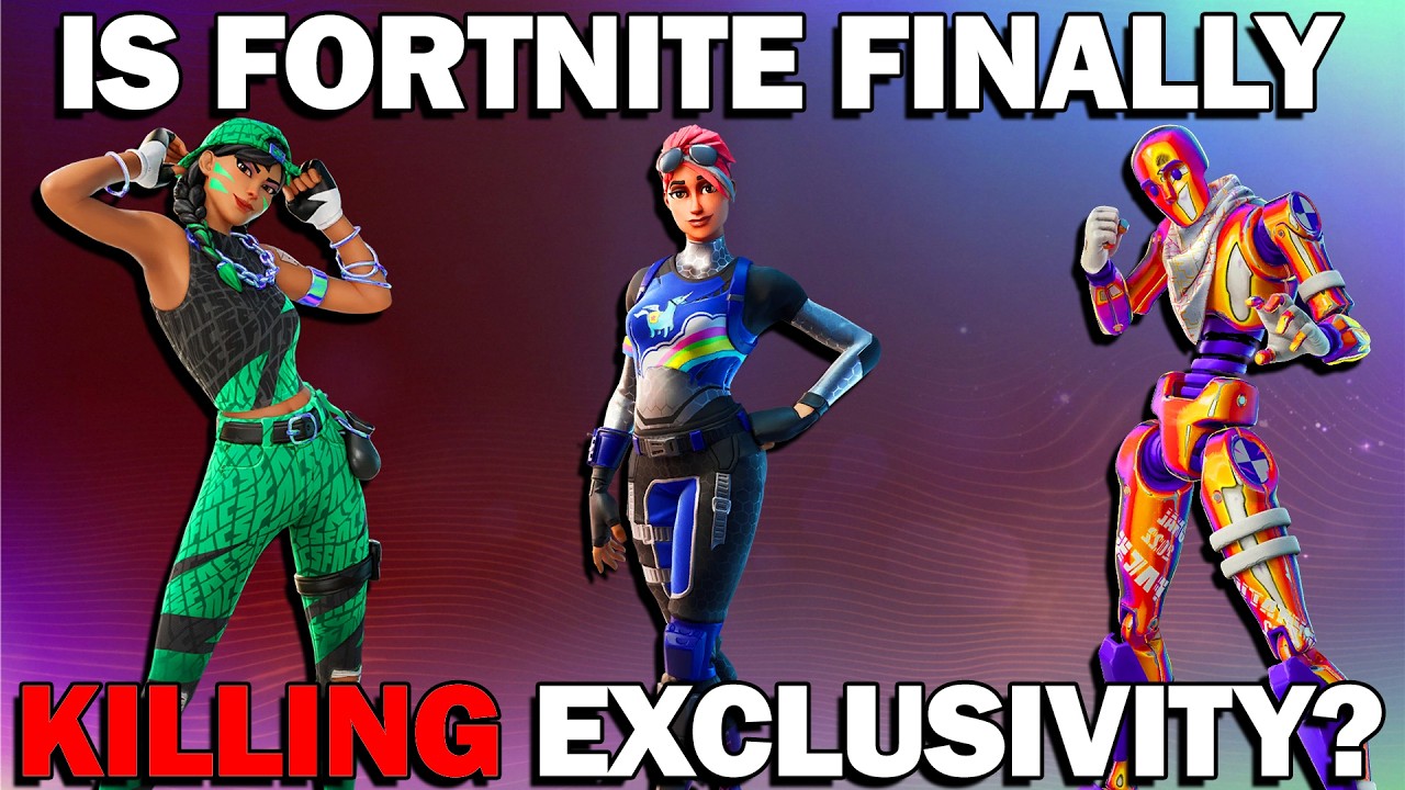 В Fortnite вернули ЭКСКЛЮЗИВНЫЕ скины! Больше нет оригинальных стилей?