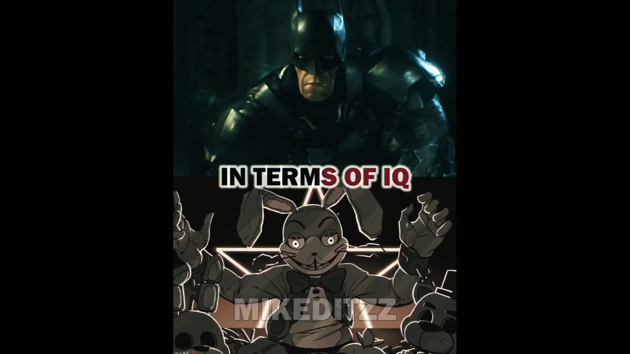 Batman vs William Afton in terms of IQ #batman #fnaf