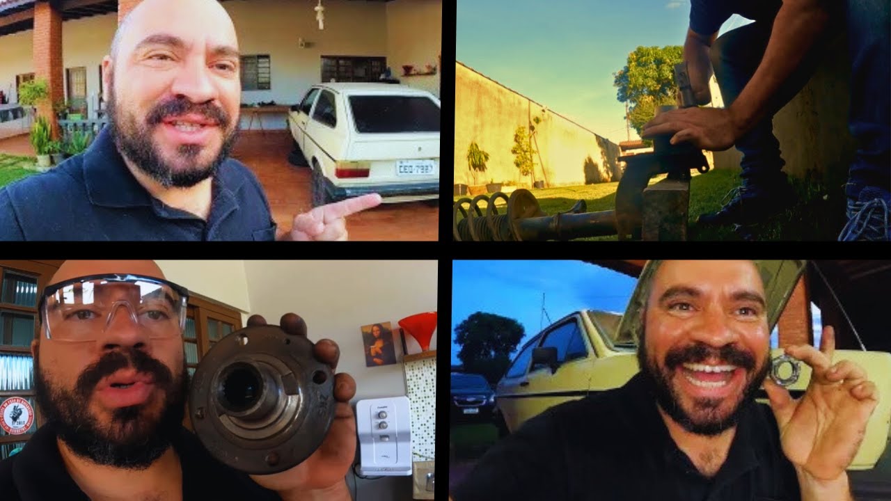 TROQUEI O ROLAMENTO DO GOL NA GARAGEM DE CASA - EP04 (TEMP 01)