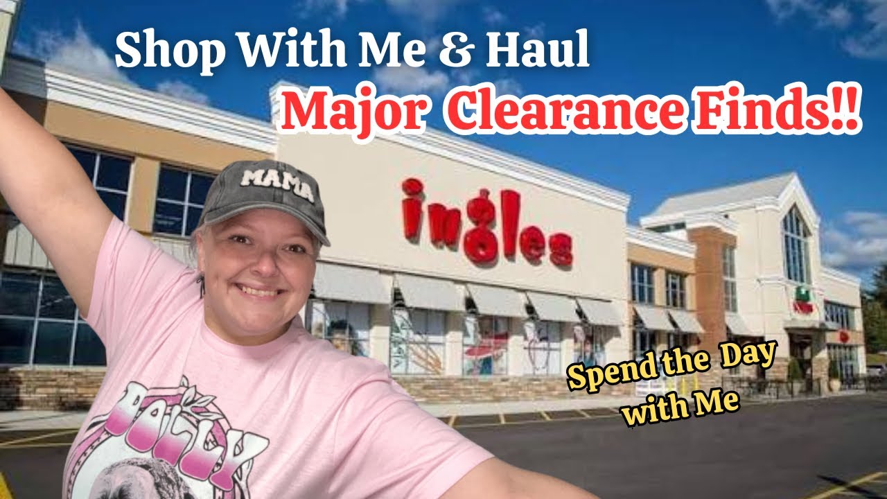 HUGE Clearance On Groceries Haul & Shop With Me At Ingles || Spend The Day With Me