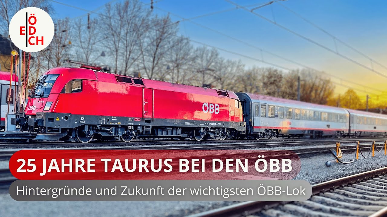 Die Lok-Ikone der ÖBB wird 25 Jahre alt: Geschichte, Zukunft und Hintergründe des Taurus 1016 & 1116