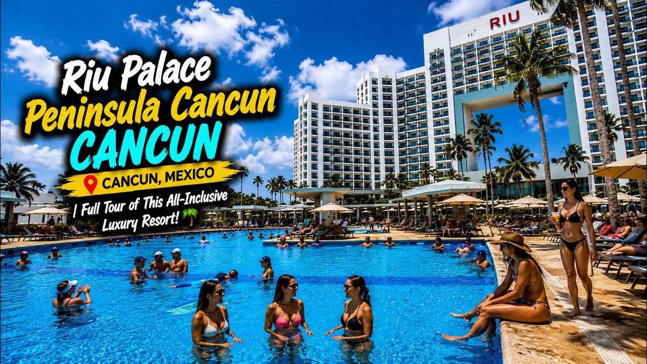 Inside Riu Palace Peninsula Cancun 🌴 | Full Tour of This All-Inclusive Luxury Resort!