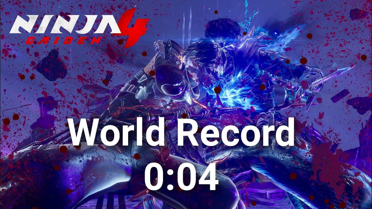 Ninja Gaiden 4 - Final Boss Speedrun WR - 0:04  (Master Ninja /Death Wish)