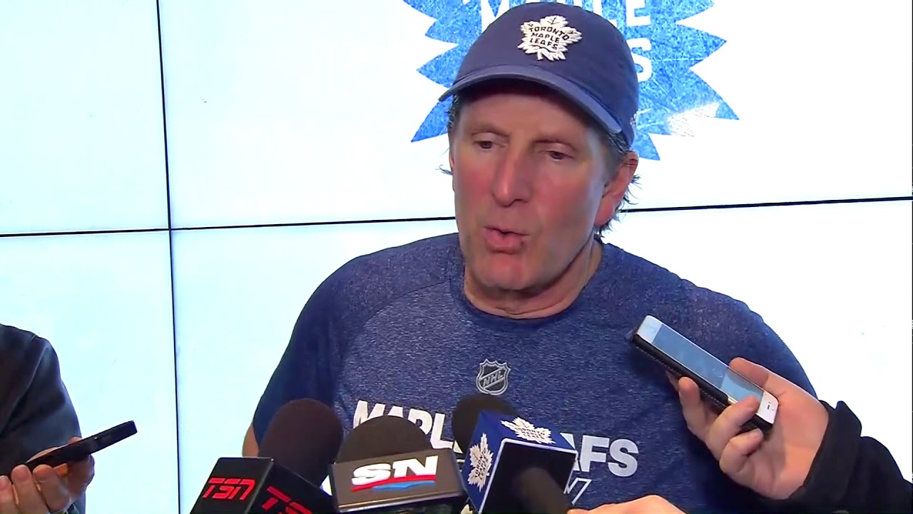 Maple Leafs Practice: Mike Babcock - March 19, 2018