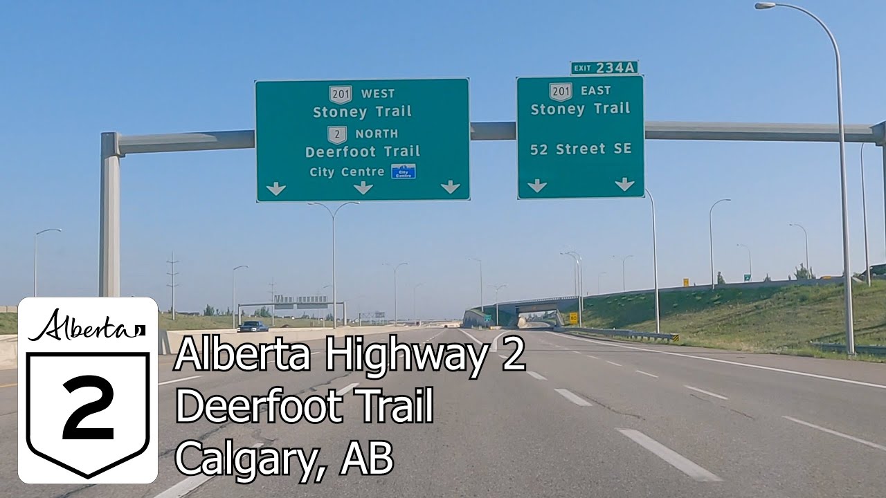 Alberta Highway 2: Deerfoot Trail - Calgary, AB