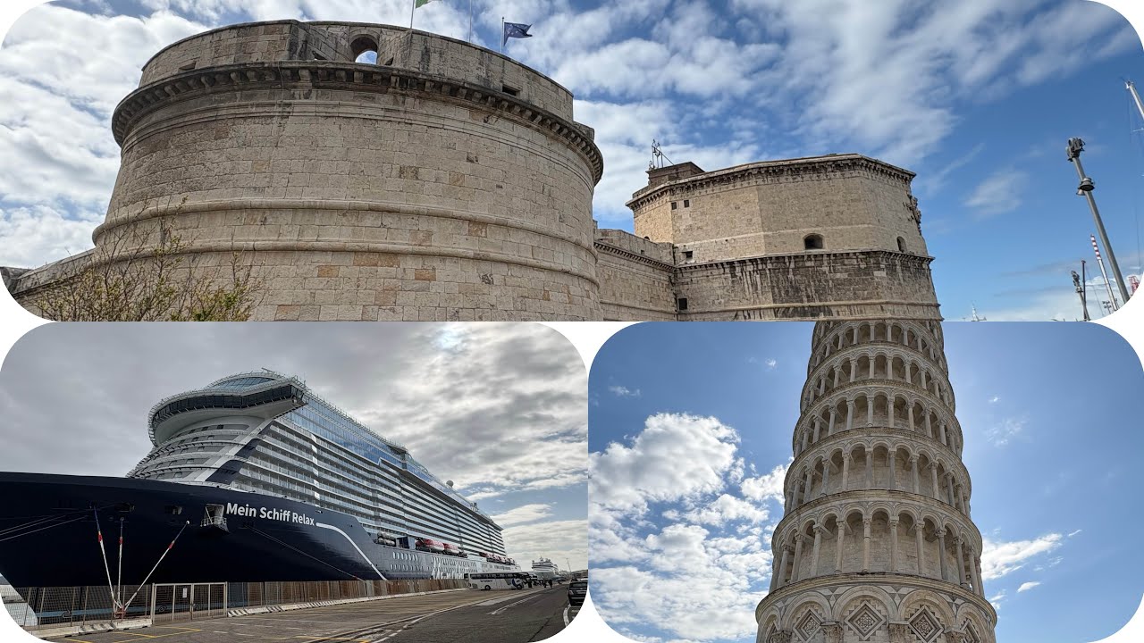 Mittelmeer Route mit der Mein Schiff Relax März 2025( cruiseship tours ) #cruisetour #cruise