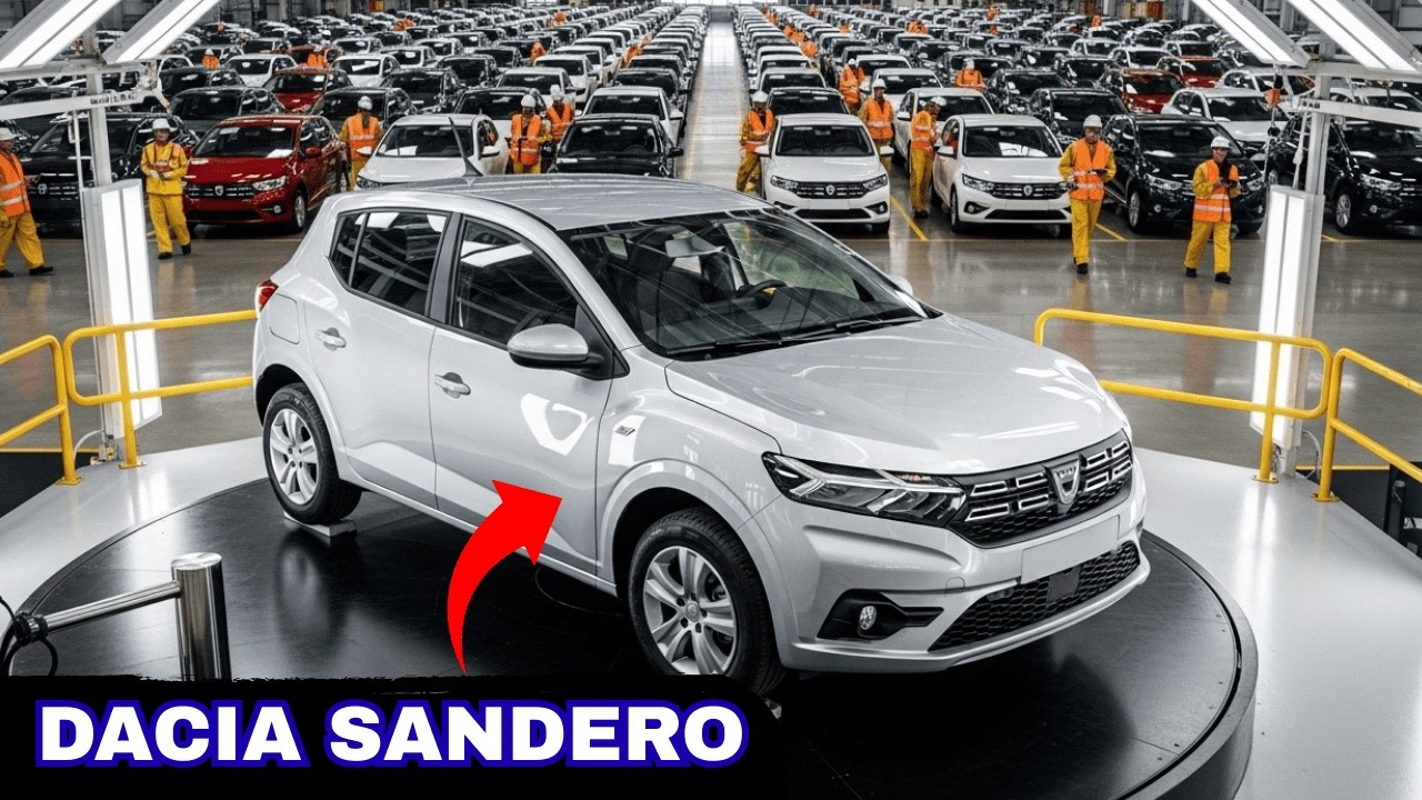 Inside a Modern European Car Factory — Dacia Sandero Production Process | Full Process