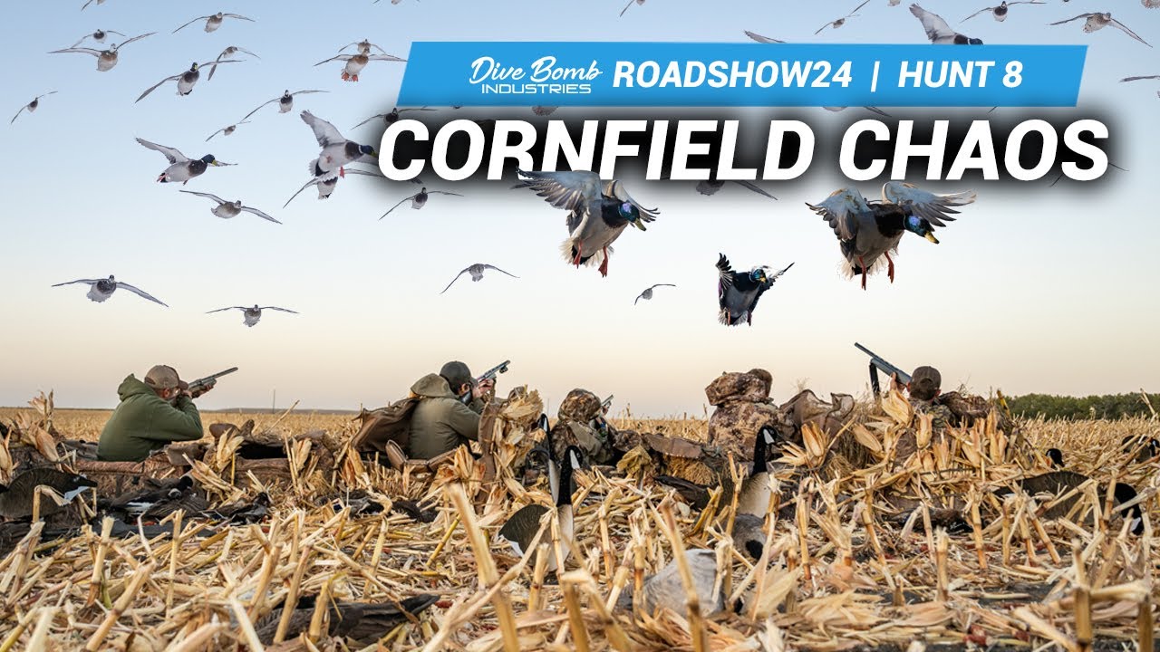 HUNGRY MALLARDS!! Fighting 40+ MPH Gusts to Our Layout Hide! | 