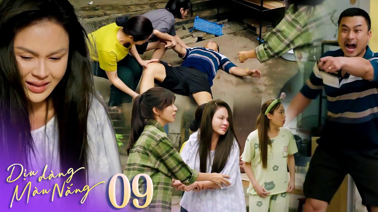 Dịu dàng màu nắng tập 9 | Bắc mất kiểm soát đuổi vợ ra khỏi nhà trước mặt cả xóm trọ | Phim VTV