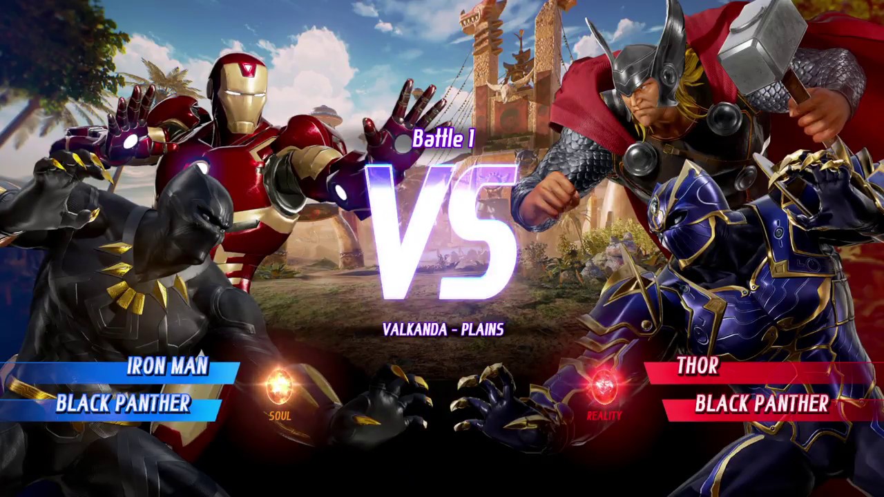 MARVEL VS. CAPCOM: INFINITE: Ironman, Black Panther: геймплей в аркадном режиме
