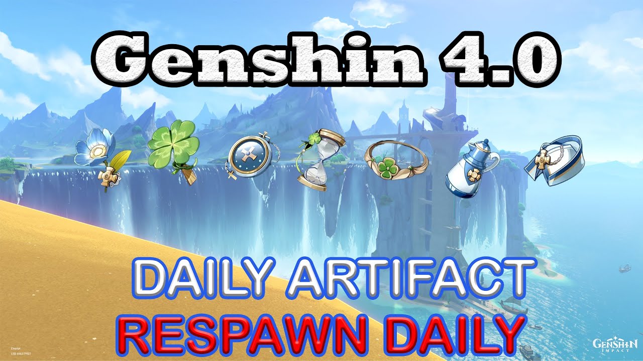 Fountaine 4.0 Daily Artifacts Locations | Respawn Daily | Genshin Patch 4.0
