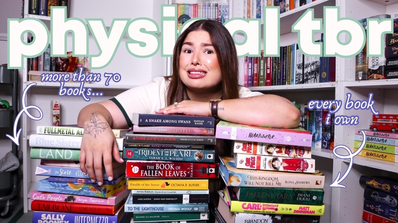АБСОЛЮТНО ВСЕ мои книги 📚✨ (весь мой бумажный список на прочтение... 70+ КНИГ?!)