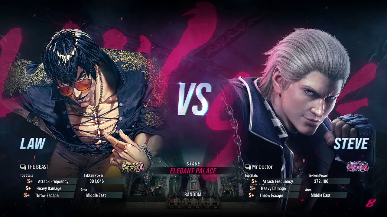 BSK (Law) VS Mr Doctor (Steve) Tekken 8 Ranked