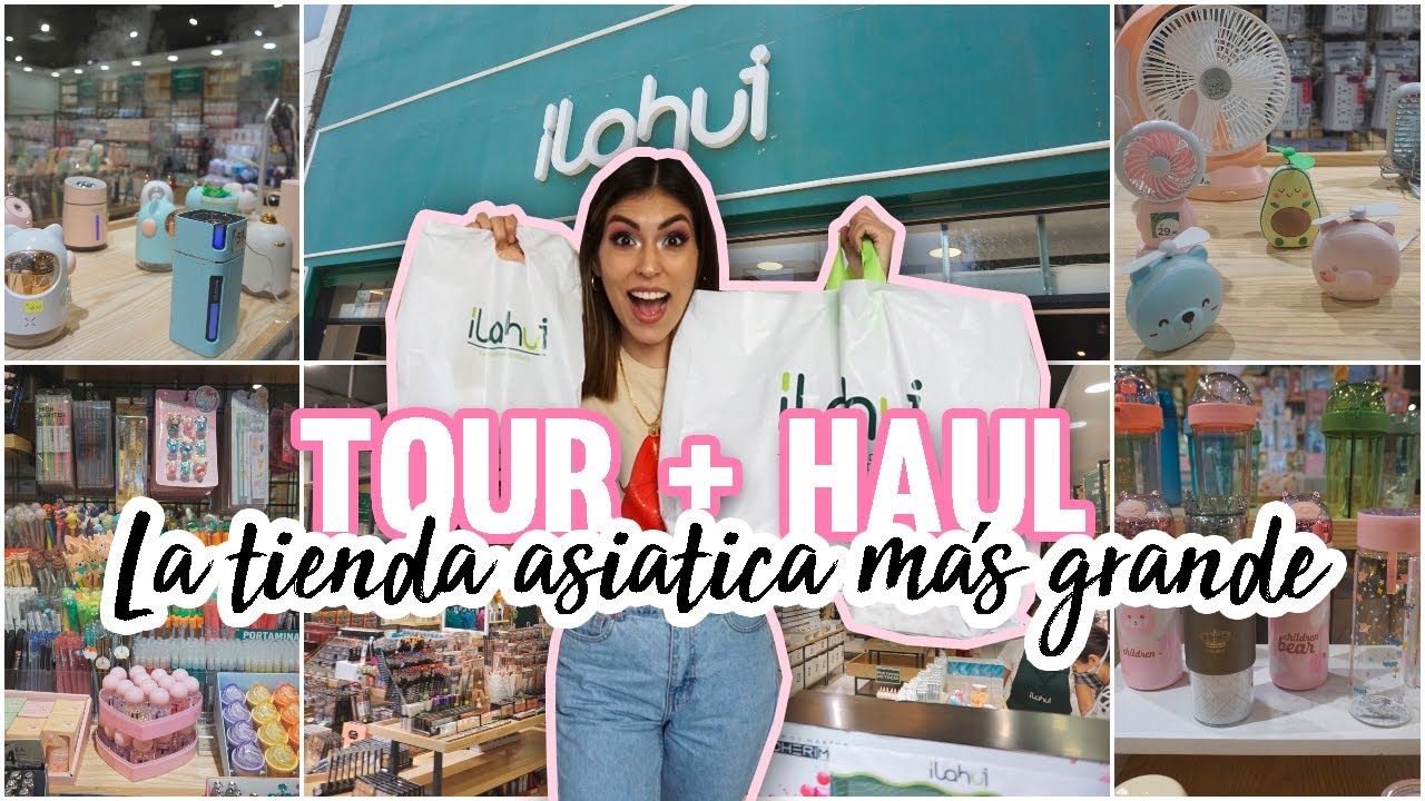 OMG 😱! La mejor TIENDA ASIATICA a la que he ido 🤩l MEGA TOUR + HAUL 🛒🛍