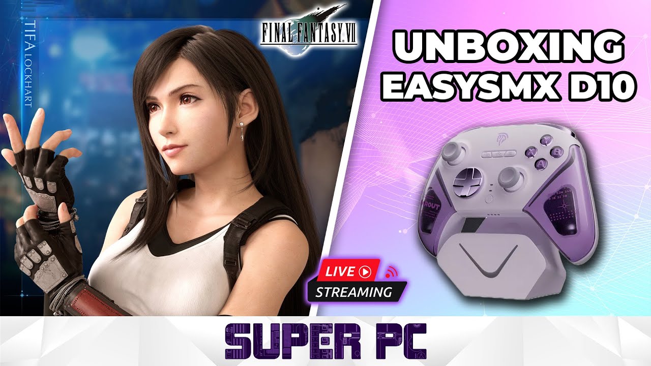 Unboxing EasySMX D10 White | Final Fantasy VII Remake #4