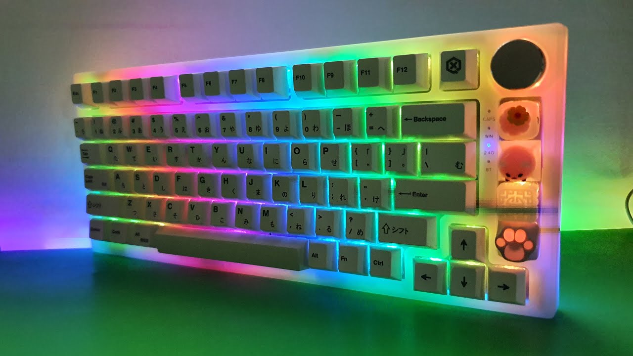 Bộ KIT Feker IK75 Gasket ! Hủy Diệt Bóng Đêm! Bàn phím kiêm đèn ngủ RGB cực mạnh!