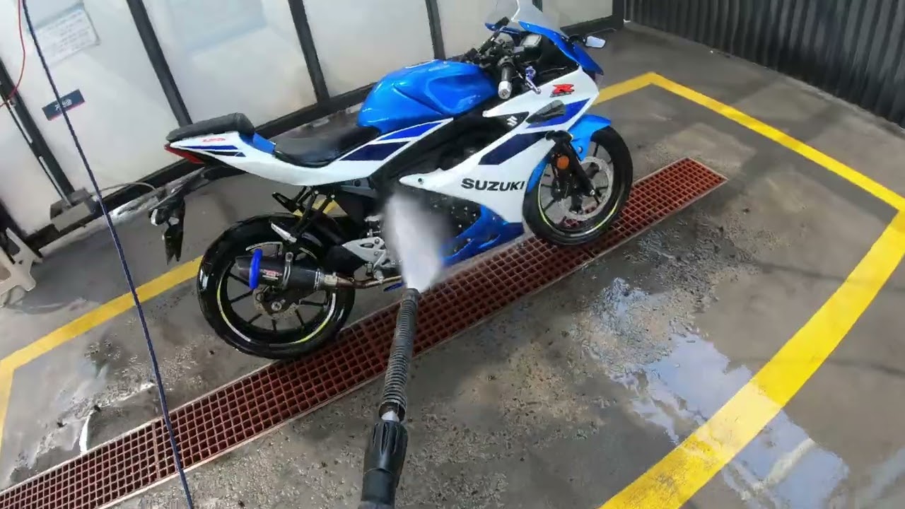 흔한 고3 GSXR125 세차 브이로그 4K