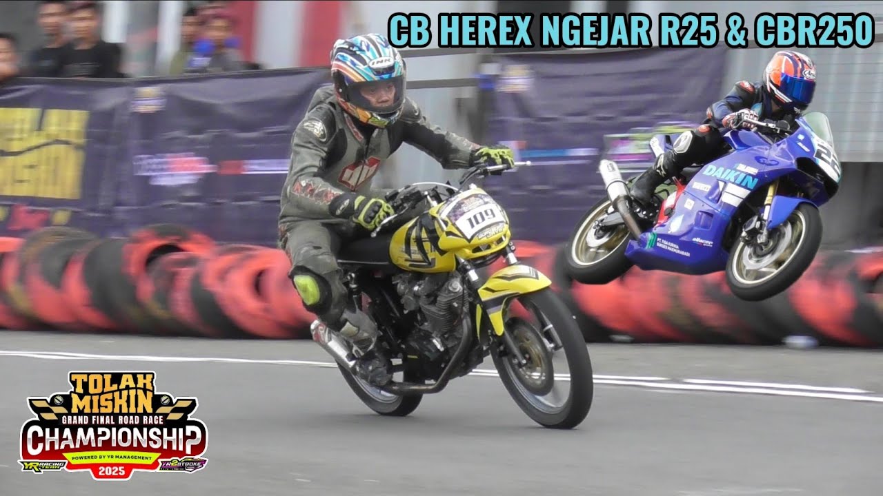 CB Herex Gagal Melawan R25 & CBR 250 | Final RoadRace Tolak Miskin Championship 2025