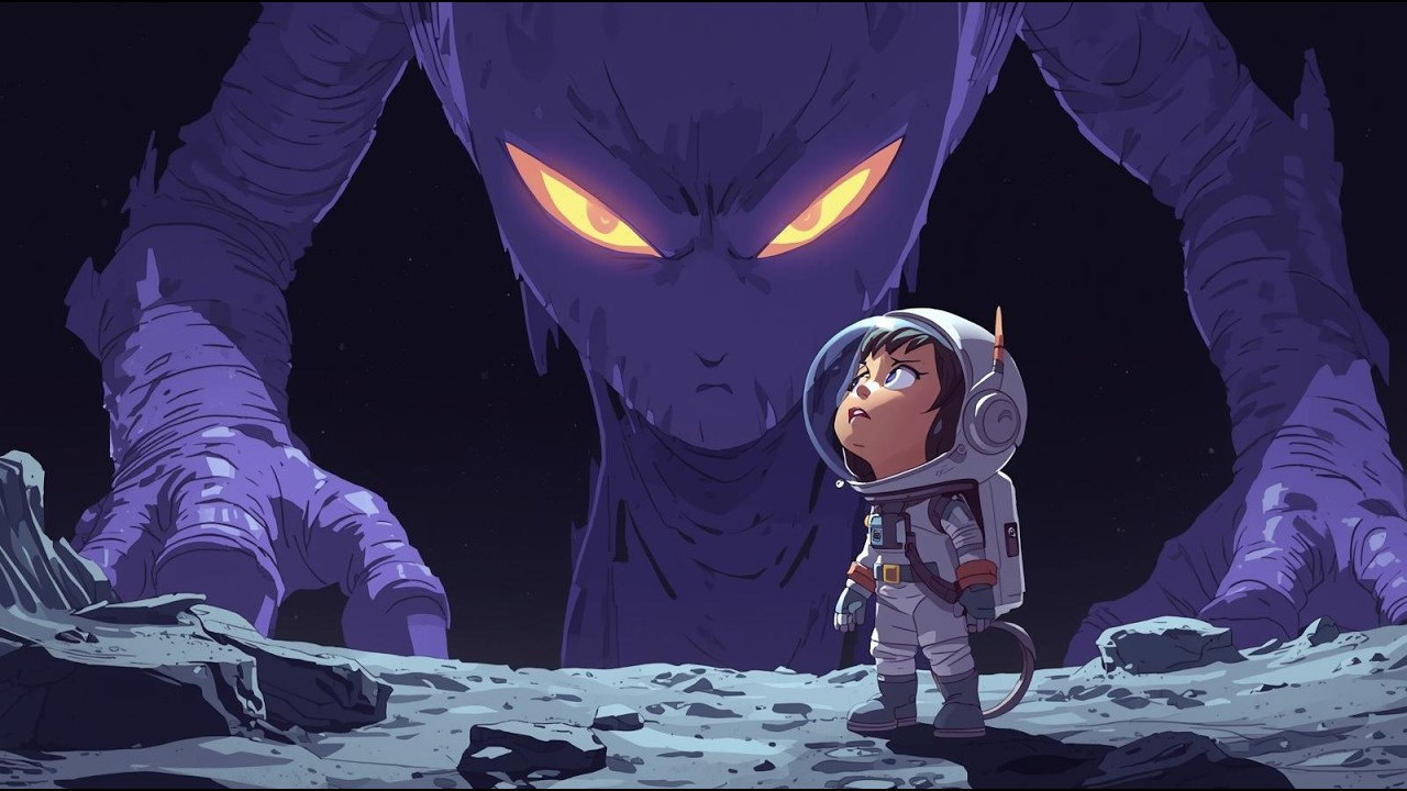 A Gentle Moon Monster | The Secret Guardian of the Moonbeams: Meet Gubble-Plump.