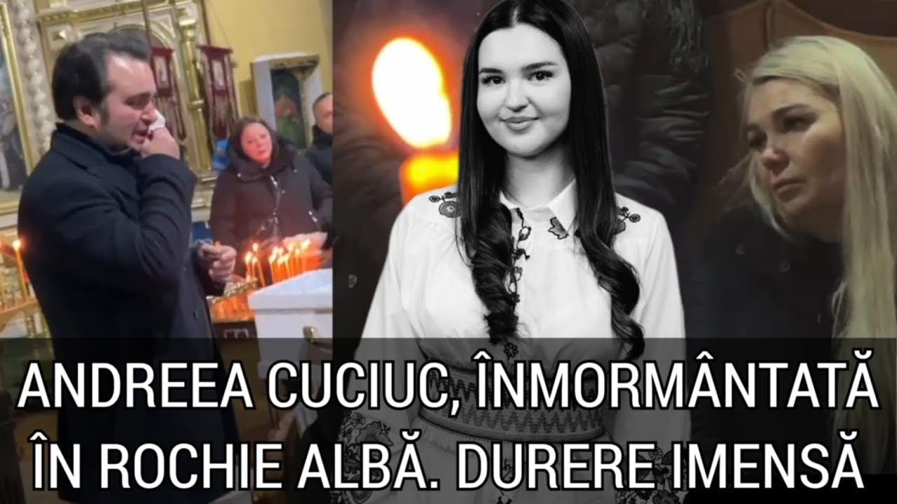 Durere imensă la căpătâiul Andreei Cuciuc. Mama ei a leșinat, Igor Cuciuc e răpus de durere.