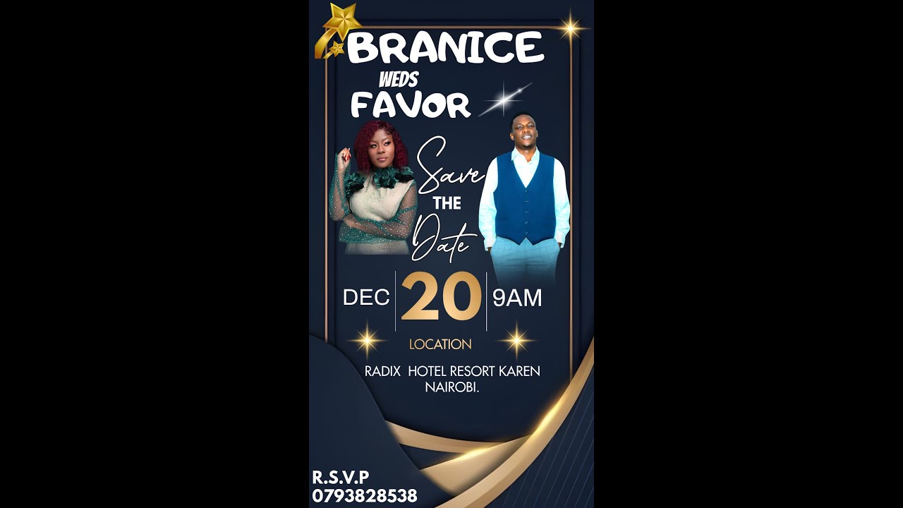 BRANICE WEDS  FAVOR "FOREVER STARTS TODAY"