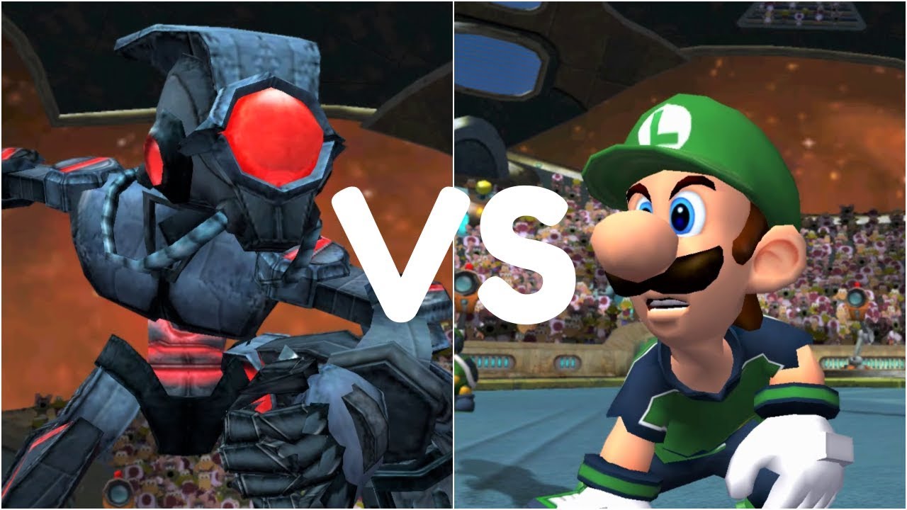 Super Mario Strikers - Super Team vs Luigi - GameCube Gameplay (720p60fps)