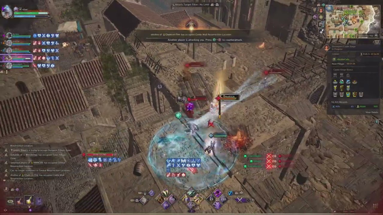 Throne and Liberty - Siege - Shadowdancer Endurance/Max Damage PvP