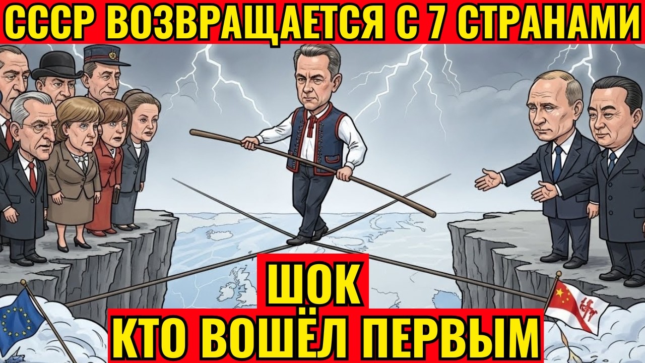 СПИСОК СЕМИ: СССР 2.0: КТО ВОЙДЕТ? ПРОГНОЗ ТОДДА СБЫВАЕТСЯ!