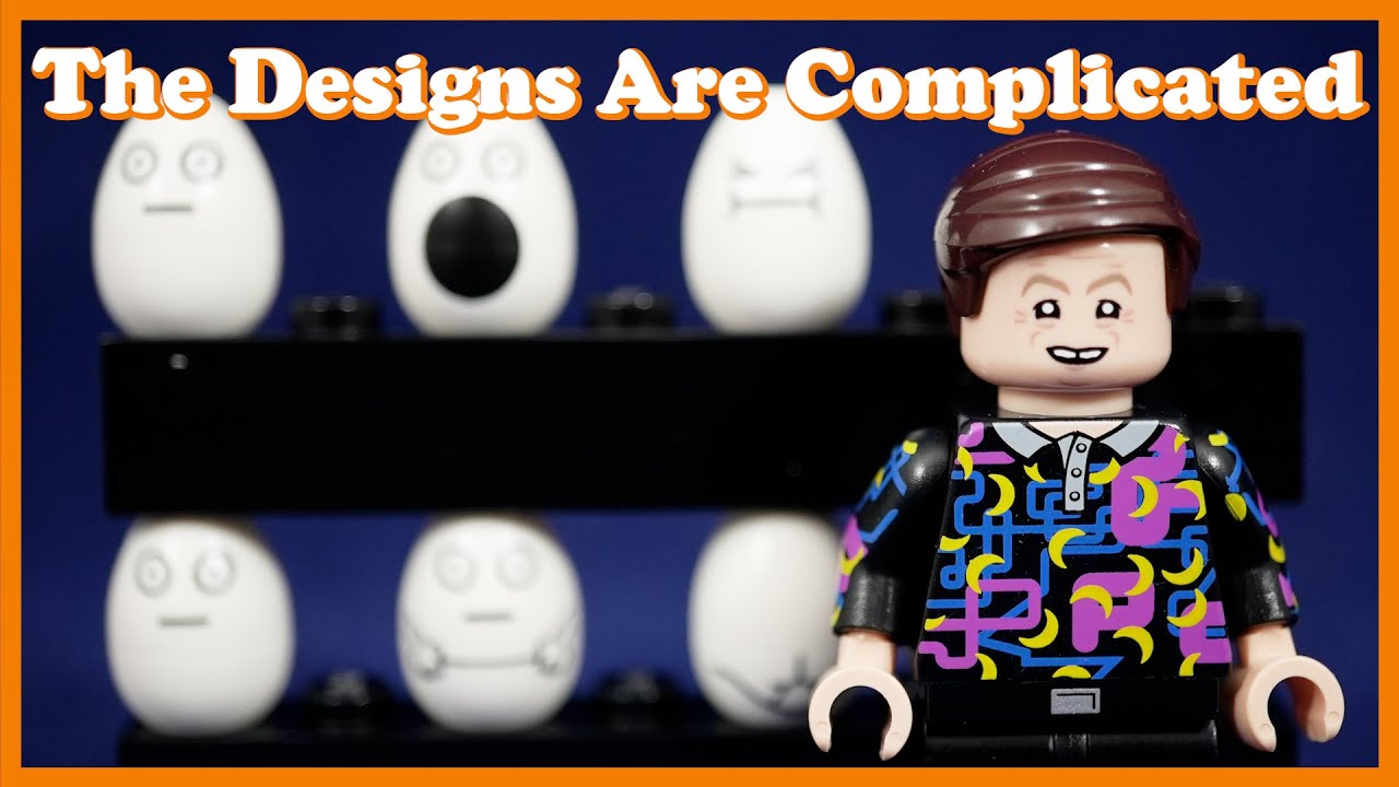 This Custom LEGO Tim Robinson Minifig Has SO MANY PATTERNS | Dan Flashes and Egg Game Review!