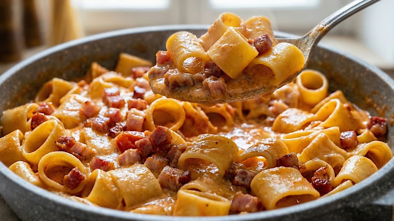 Домашняя жареная паста! Насыщенный вкус и неповторимая сливочная текстура!