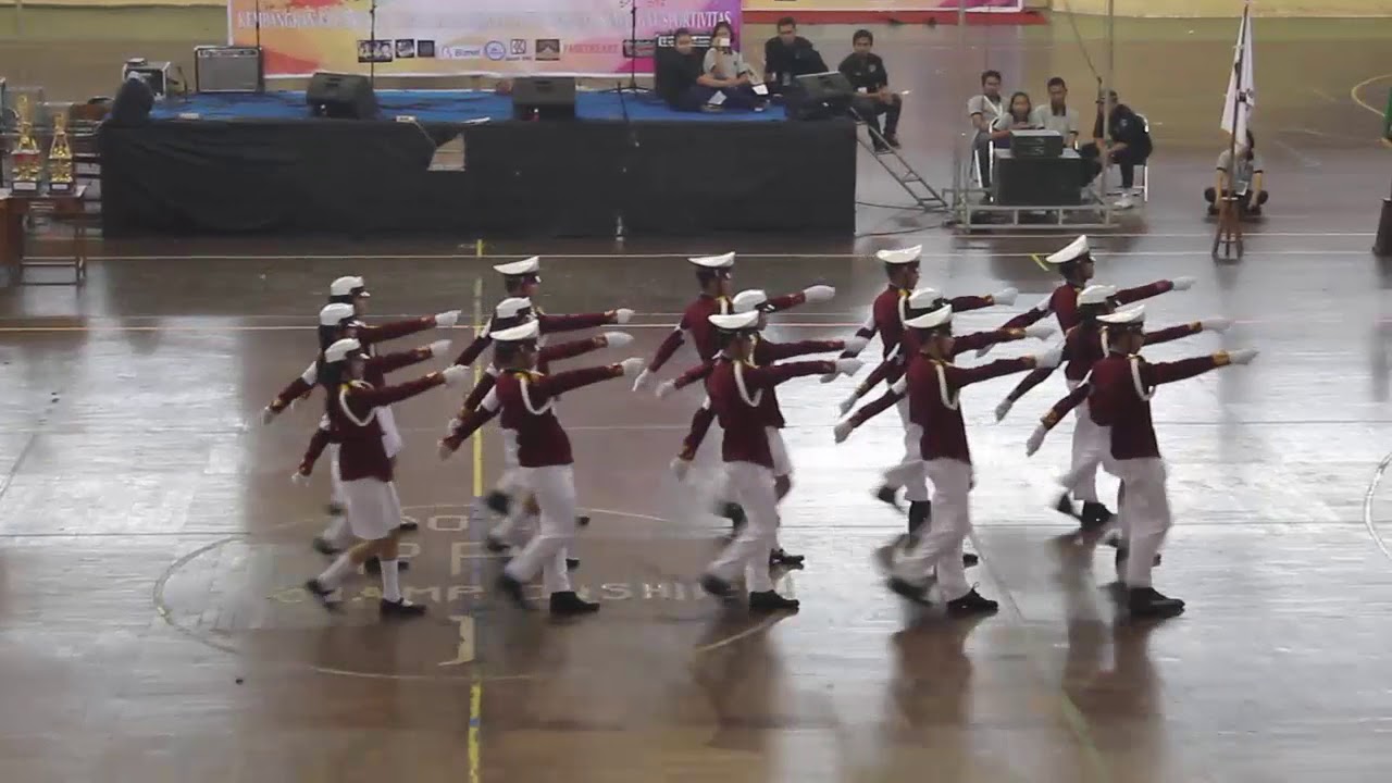 Kontingen SMA Negeri 1 Negara - Lomba Ketangkasan Baris - Berbaris PPI Championship I 2017.