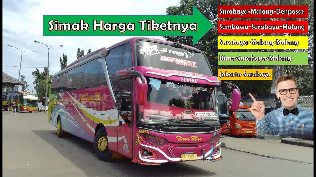 HARGA TIKET BUS TIARA MAS  SEMUA RUTE