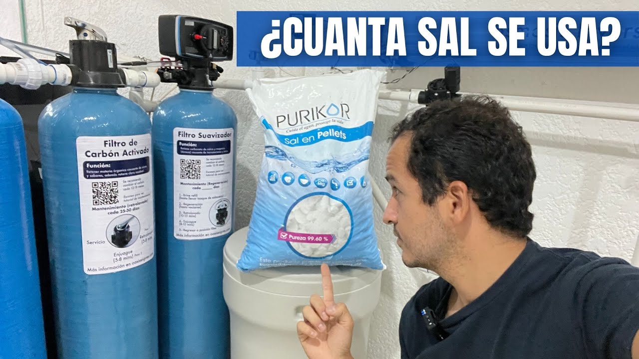 ¿Cuánta sal debes usar para regenerar tu suavizador?   Oasis Exprés