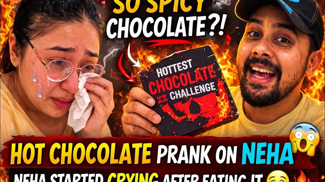 “WORLD’S SPICIEST CHOCOLATE PRANK ON NEHA 😱🔥” #prank #fyp #explore #youtubeshorts #youtube #shorts 