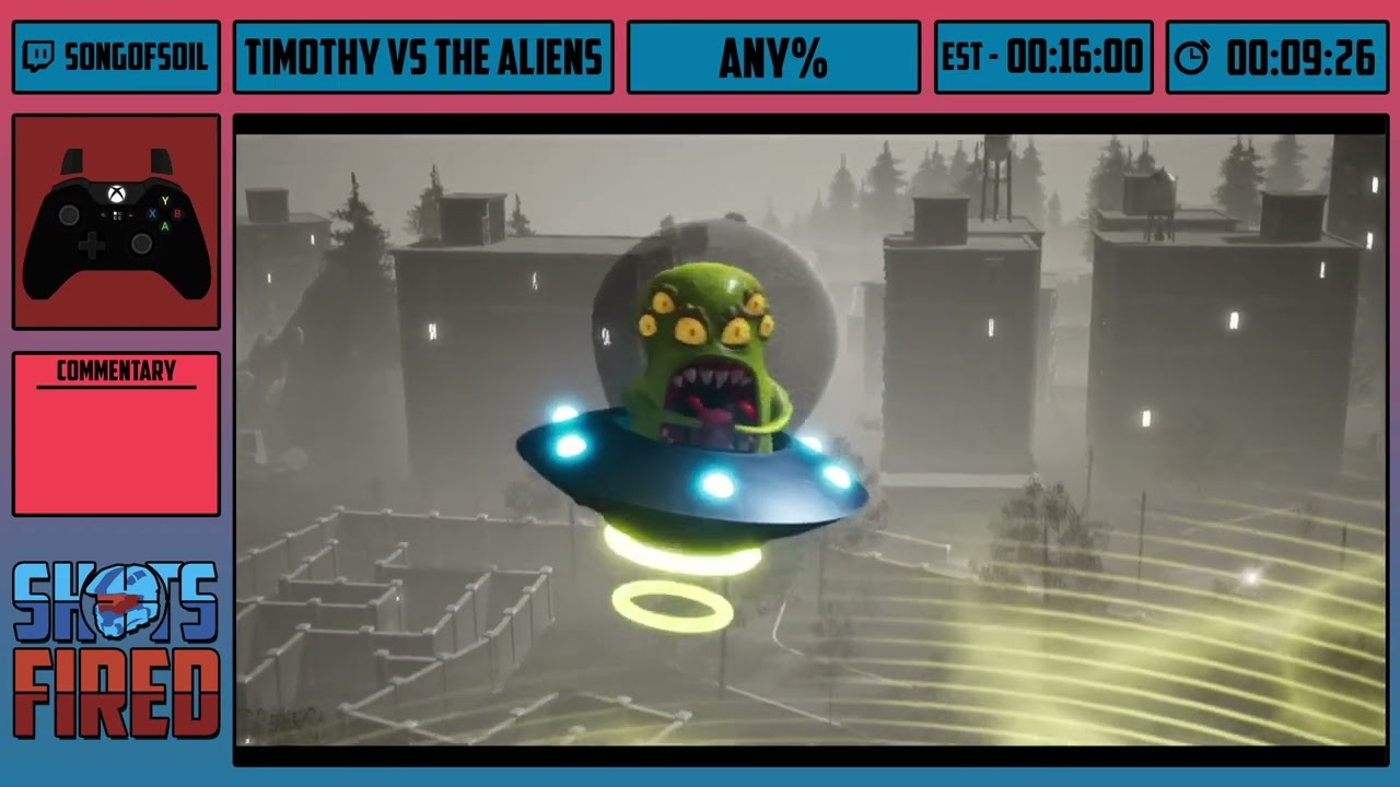 [Shots Fired - Domination] Timothy Vs the Aliens - Any% by SongOfSoil