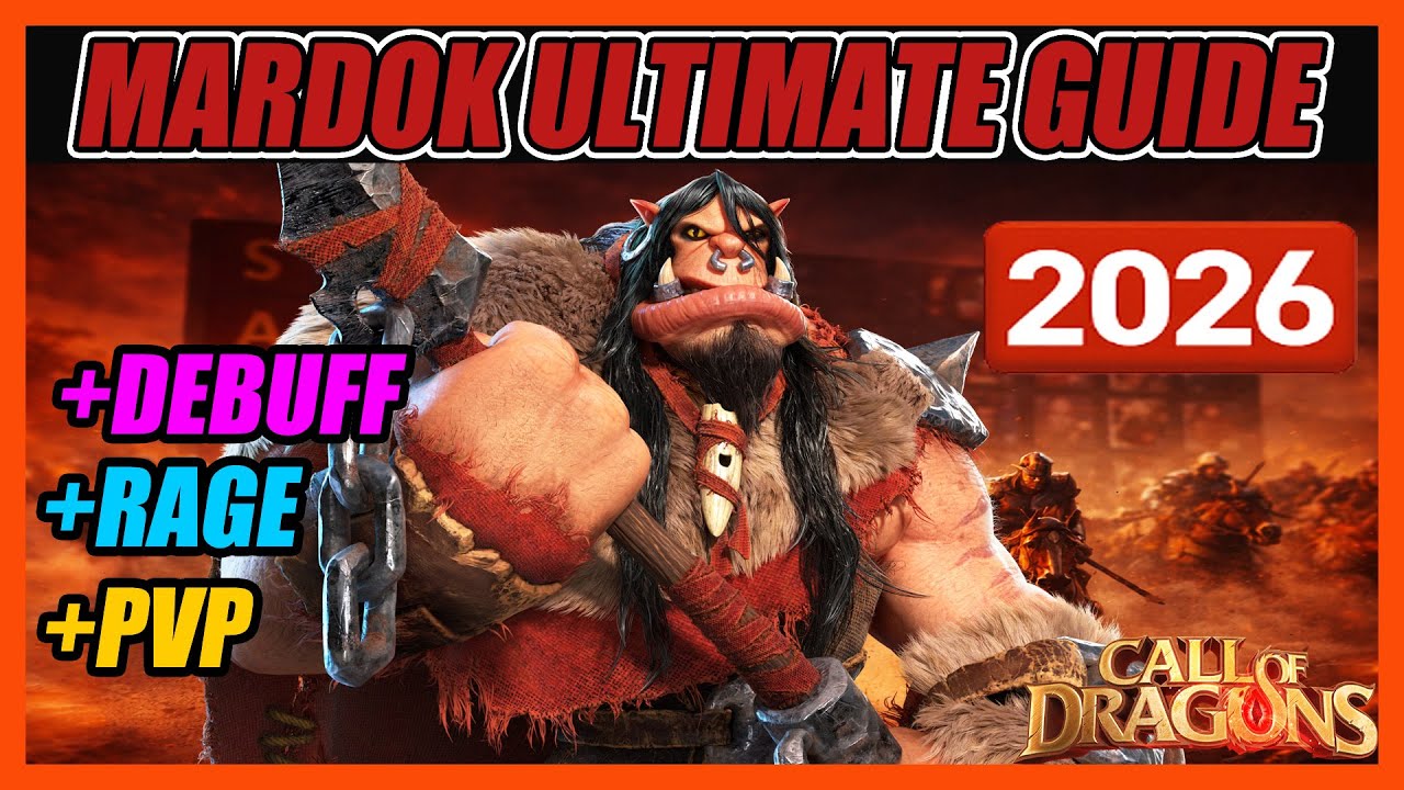 MARDOK 2026 COMPLETE GUIDE - Build That Skyrockets Your Power FAST (No Spending) | Call of Dragons