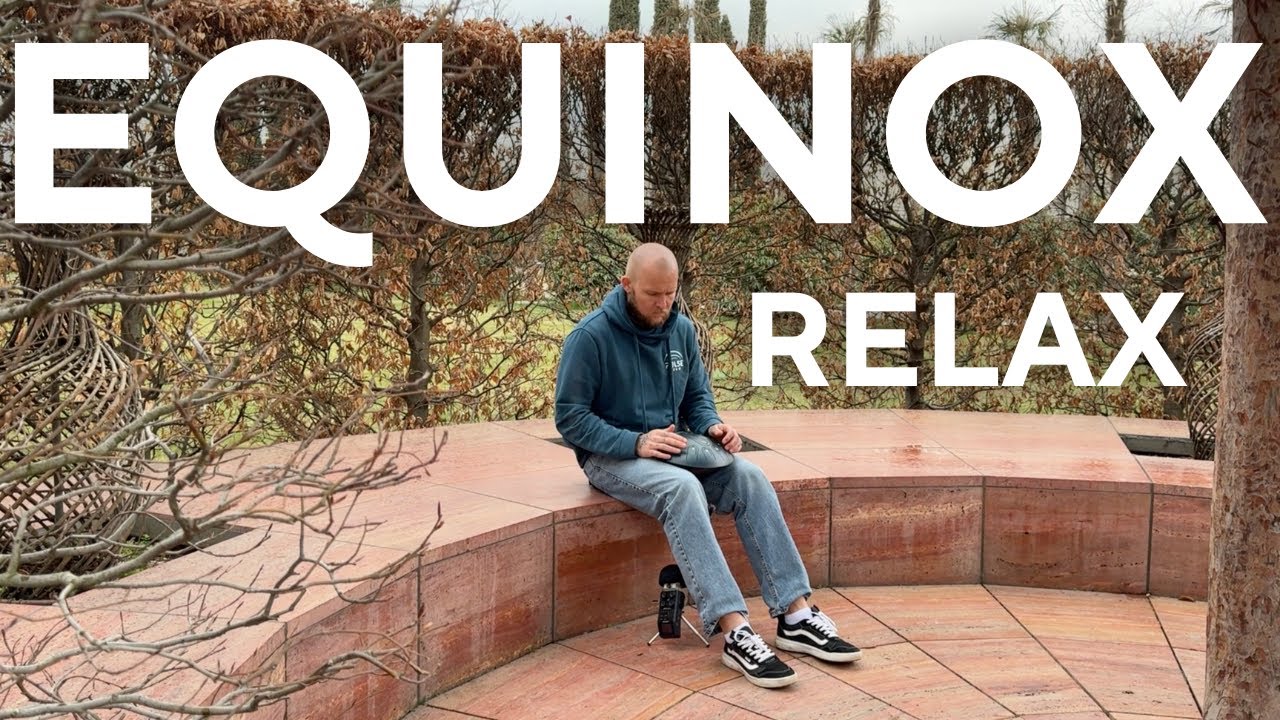 Игра на глюкофоне Pulse Drum в стое Equinox / красивая музыка глюкофон ханг хендпан hang handpan