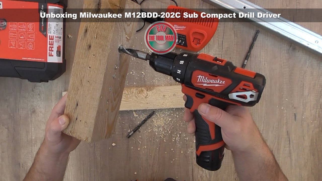 Распаковка и тестирование дрели-шуруповерта Milwaukee M12BDD-202C = Milwaukee2407-22 M12 3/8