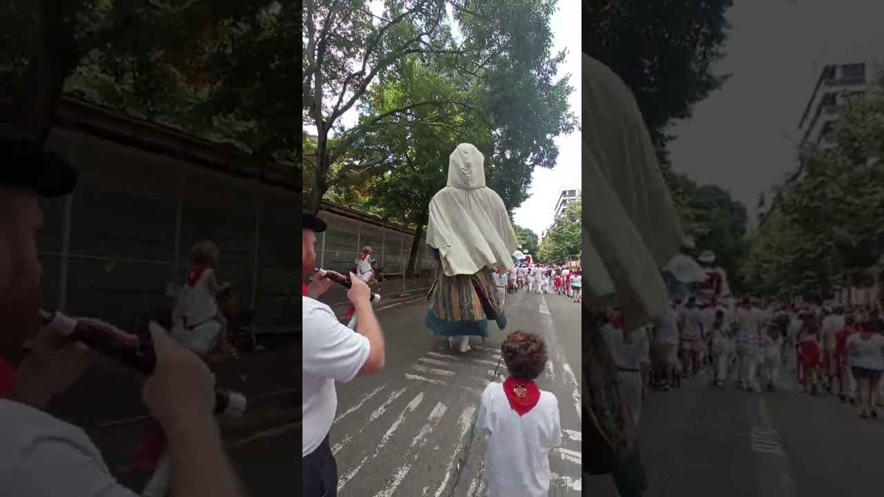 Pasacalles gigante africano sanfermines 2023